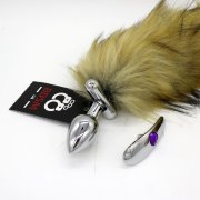 Deformable Fox Tail Metal Anal Plug Deformable Fox Tail Metal Anal Plug