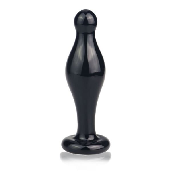 Стеклянный фаллоимитатор Glass Romance Black