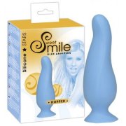 РАСПРОДАЖА! Голубая анальная втулка Smile Hopper