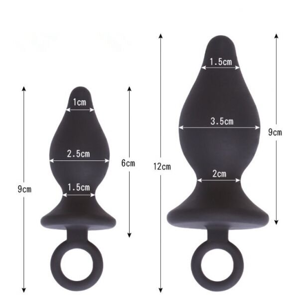 Силиконовая анальная втулка Pull Ring - S Силиконовая анальная втулка Pull Ring - S